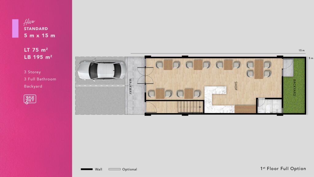 1floor lantai 1 hive spark lippo cosmopolis