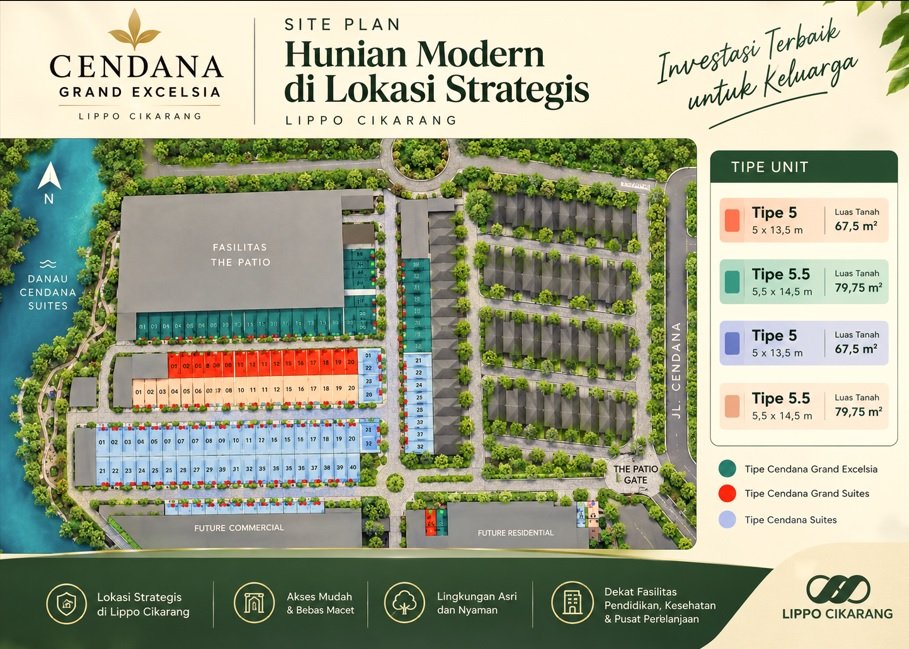 siteplan grand excelsia